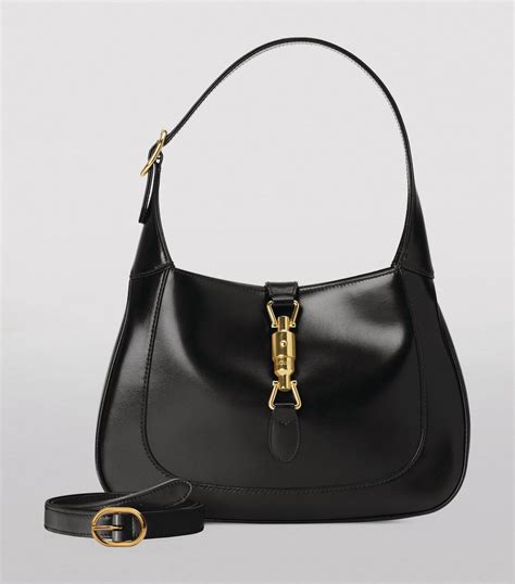 gucci jackie black canvas|gucci 1961 jackie.